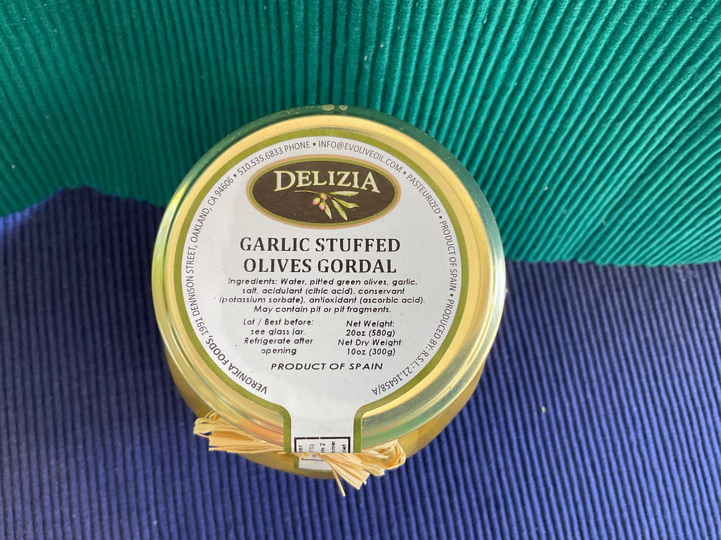 Garlic Stuffed Queen Olives