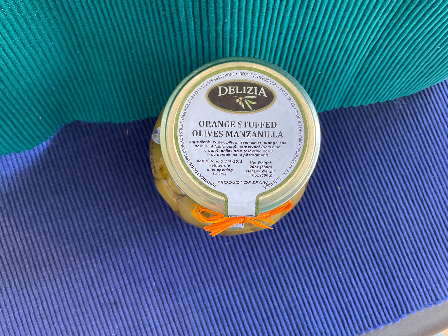 Orange Stuffed Manzanilla Olives